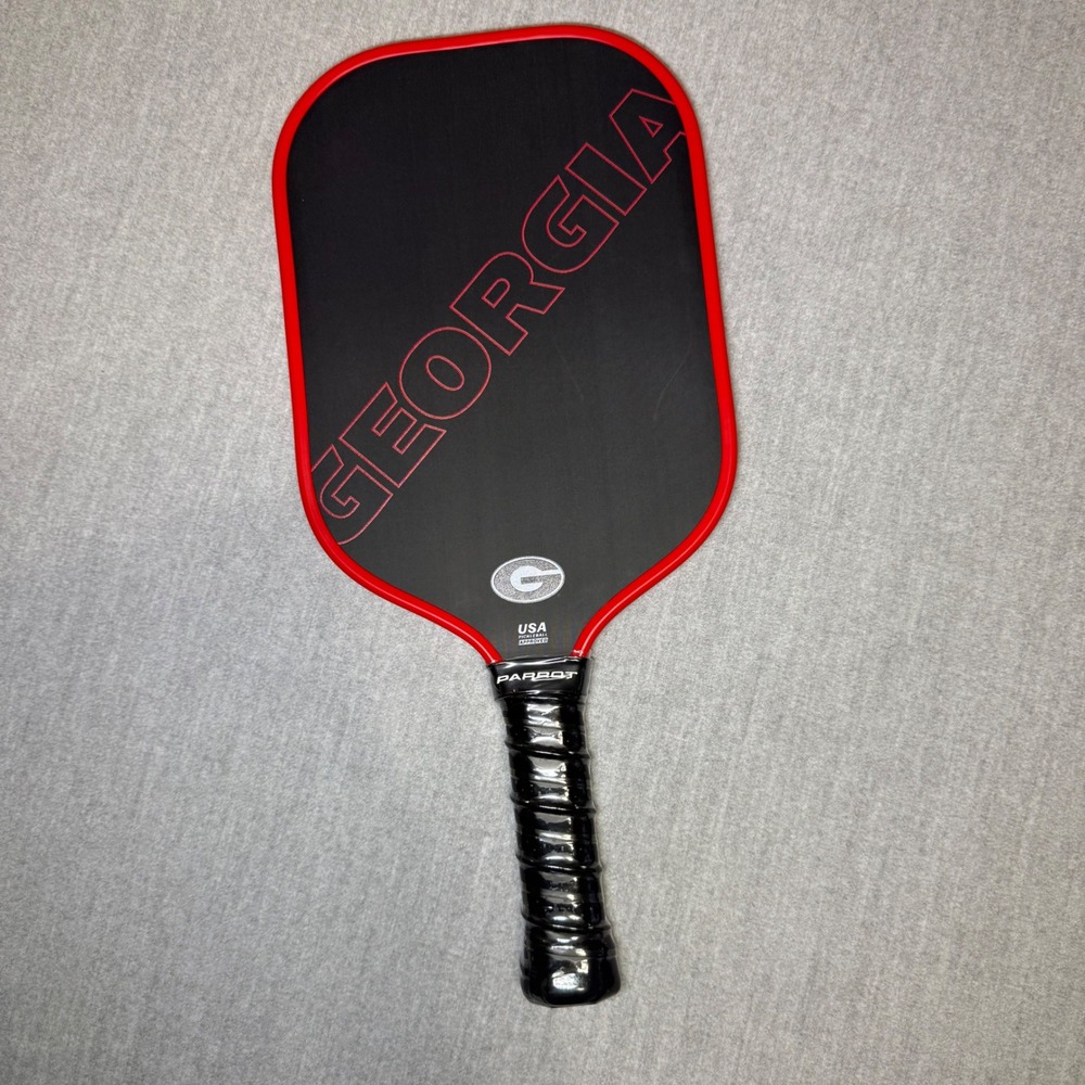 Parrot USA Pickleball Paddle Georgia Pro Performance Series Black Red